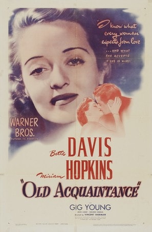 Poster of Old Acquaintance