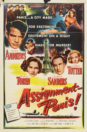 Assignment: Paris poster