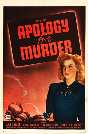 Poster of Apology for Murder