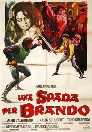 Poster of Una spada per Brando