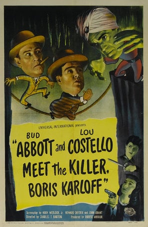 Poster of Abbott and Costello Meet the Killer, Boris Karloff