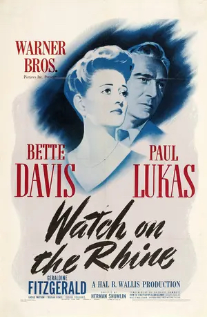Watch on the Rhine poster