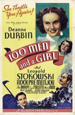 One Hundred Men and a Girl poster
