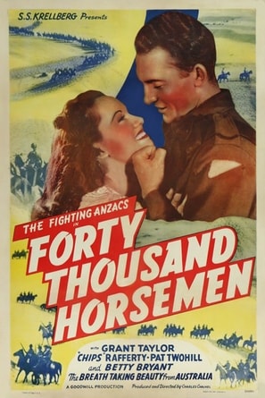 Poster of 40,000 Horsemen