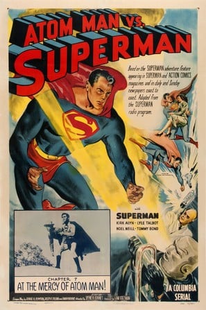 Atom Man vs. Superman poster
