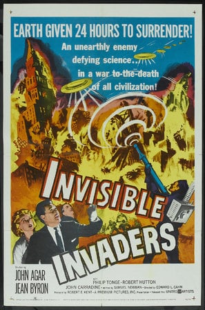 Poster of Invisible Invaders