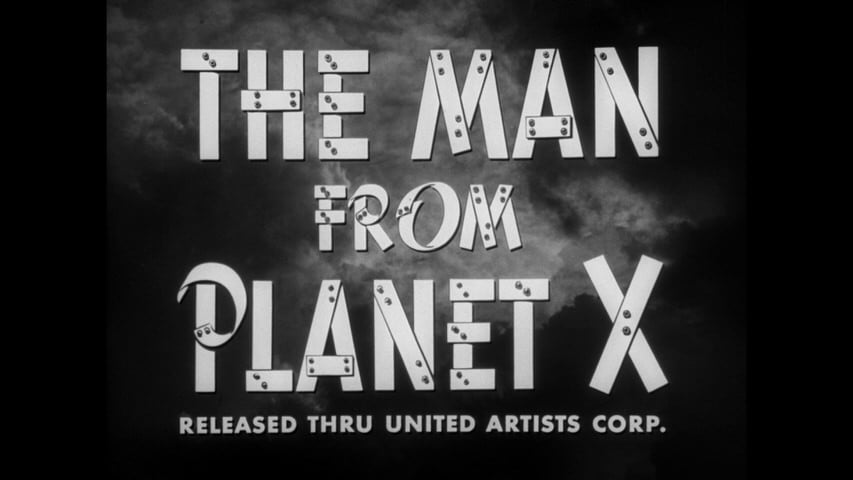 The Man from Planet X title screen