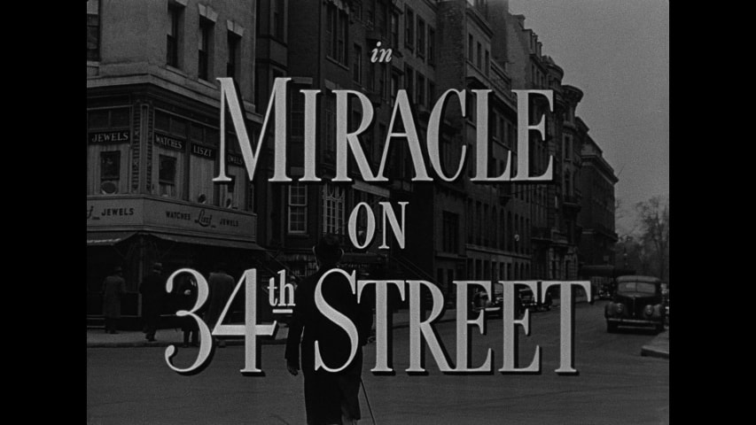 Miracle on 34th Street title screen