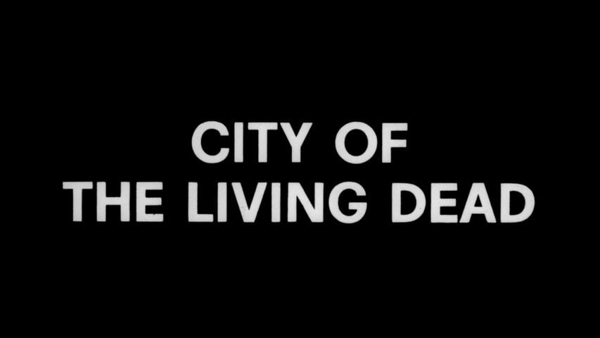 City of the Living Dead title screen