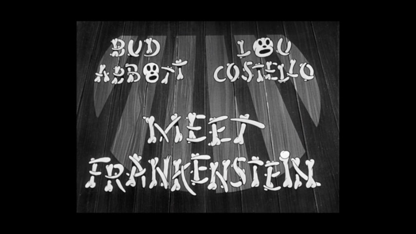 Abbott and Costello Meet Frankenstein title screen