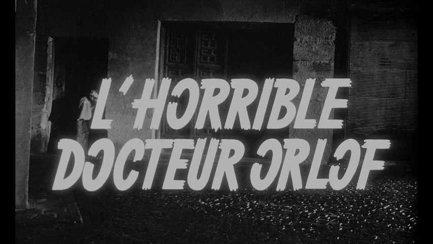 The Awful Dr. Orlof title screen