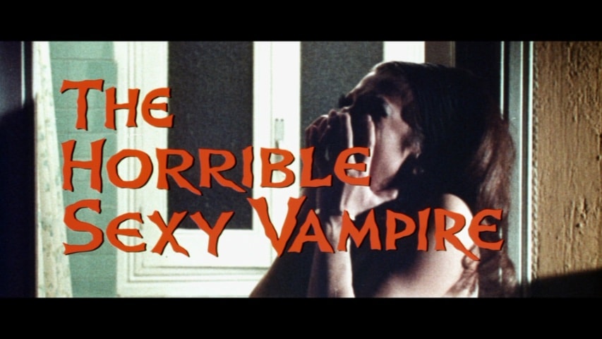 The Horrible Sexy Vampire title screen