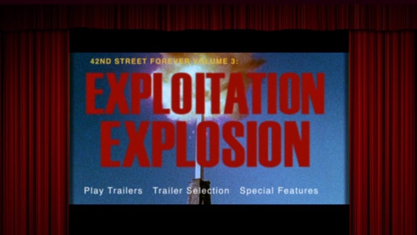 42nd Street Forever, Volume 3: Exploitation Explosion title screen