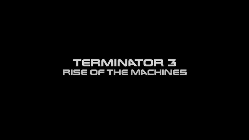 Terminator 3: Rise of the Machines title screen