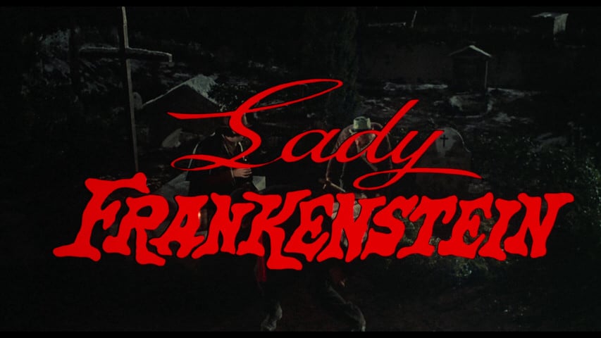 Lady Frankenstein title screen