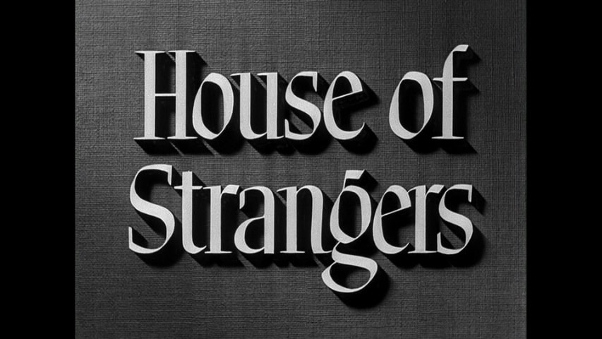 House of Strangers title screen