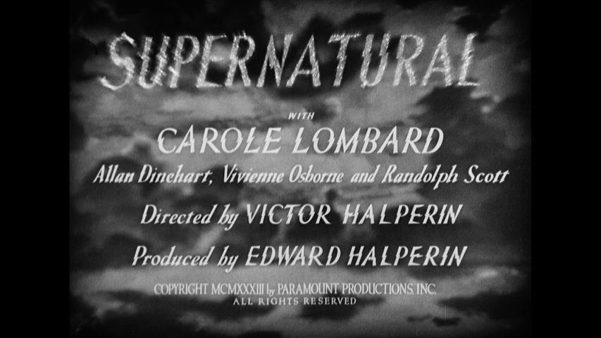 Supernatural title screen