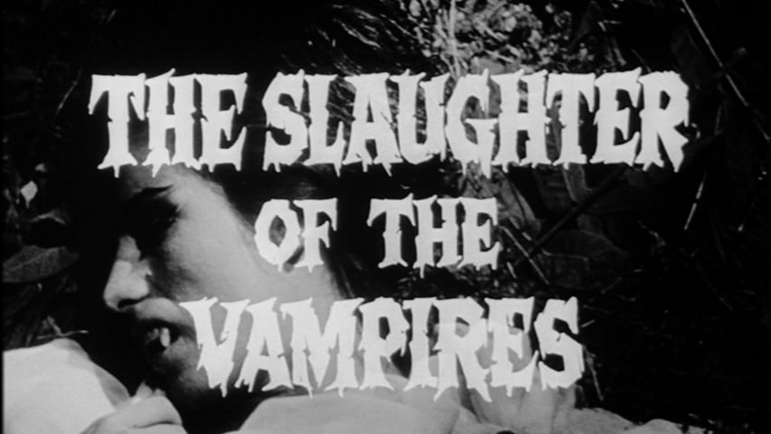 Slaughter of the Vampires title screen