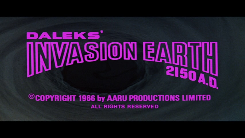 Daleks’ Invasion Earth 2150 A.D. title screen
