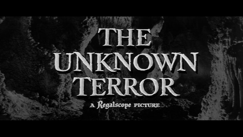 The Unknown Terror title screen