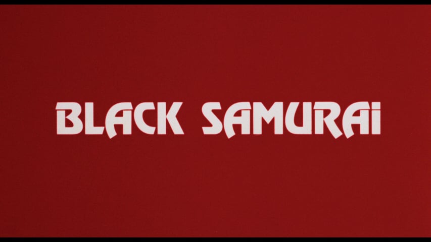 Black Samurai title screen