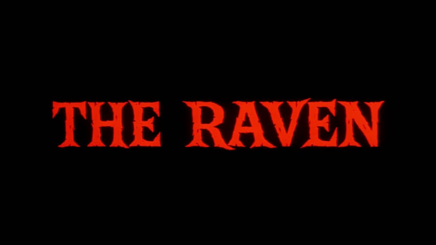 The Raven title screen