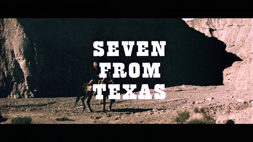 Seven from Texas title screen