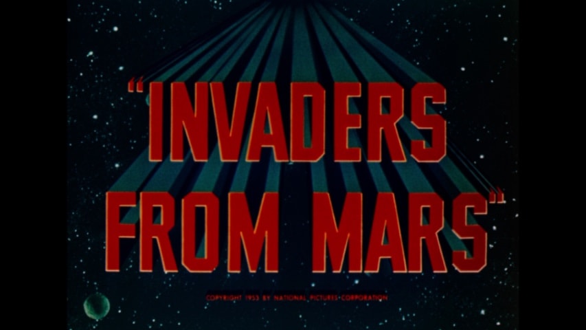 Invaders from Mars title screen
