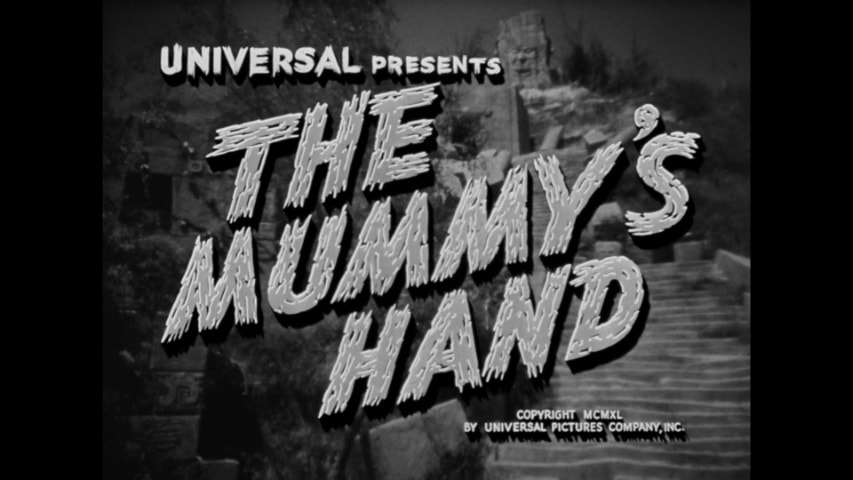 The Mummy’s Hand title screen
