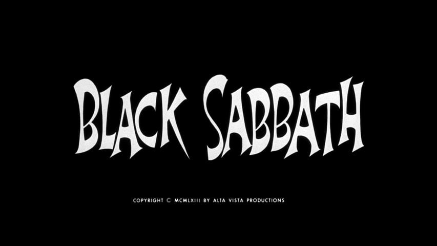 Black Sabbath title screen