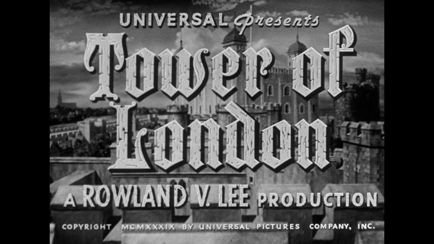 Tower of London title screen