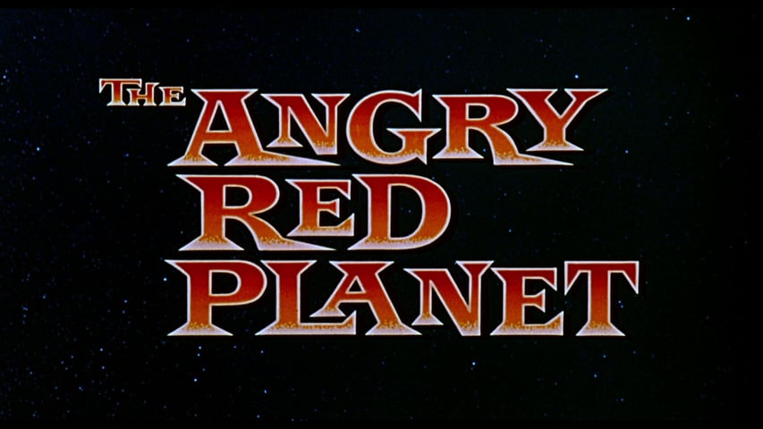 The Angry Red Planet title screen