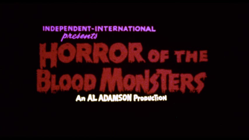 Horror of the Blood Monsters title screen