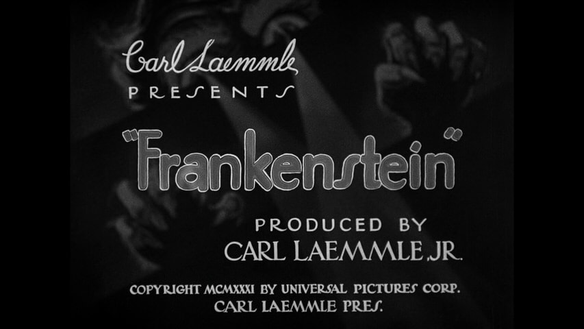 Frankenstein title screen