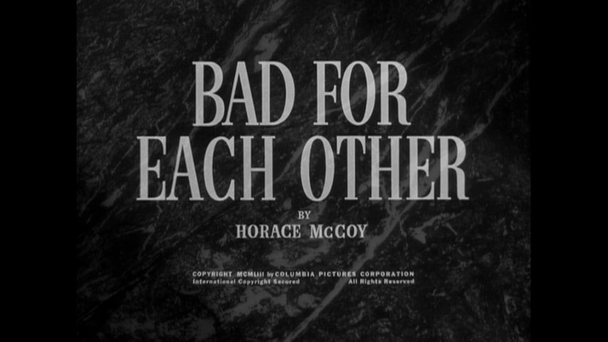 Bad for Each Other title screen