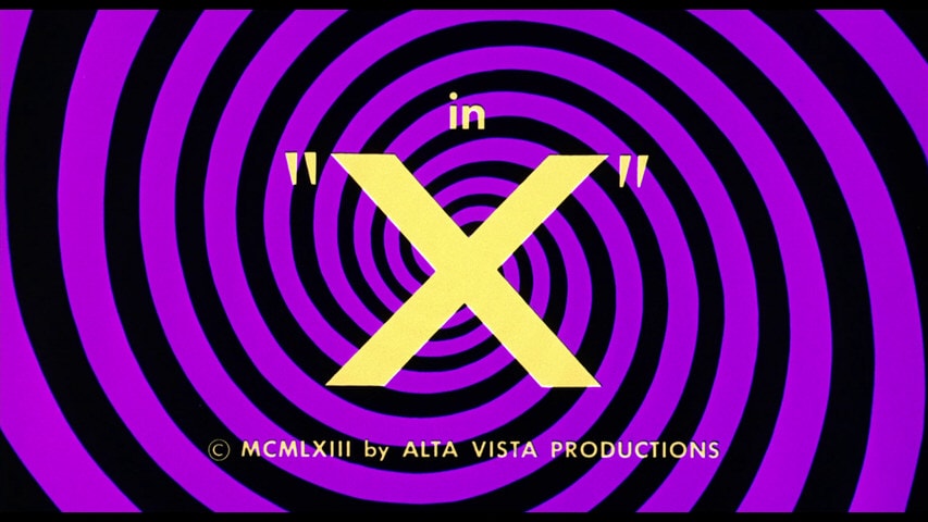 X: The Man with the X-Ray Eyes title screen