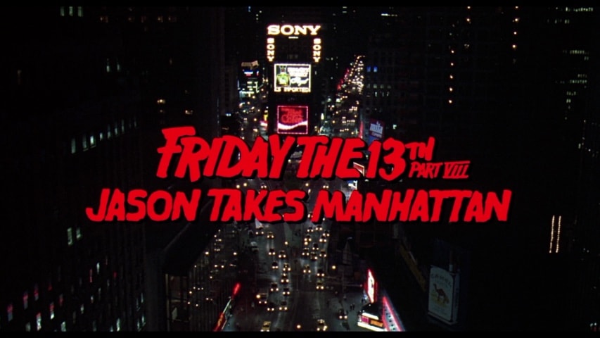 Friday the 13th Part VIII: Jason Takes Manhattan title screen