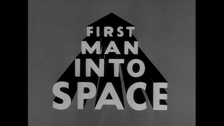 First Man Into Space title screen