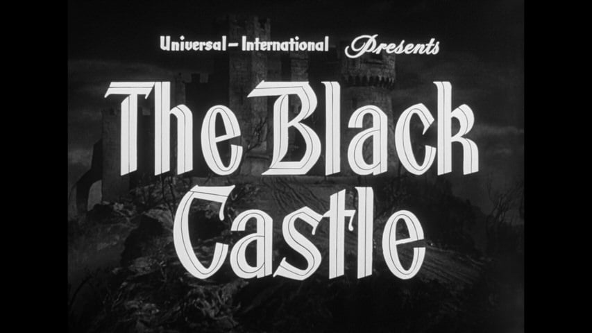 The Black Castle title screen