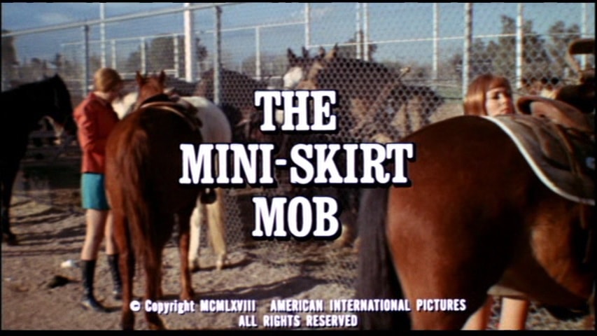 The Mini-Skirt Mob title screen
