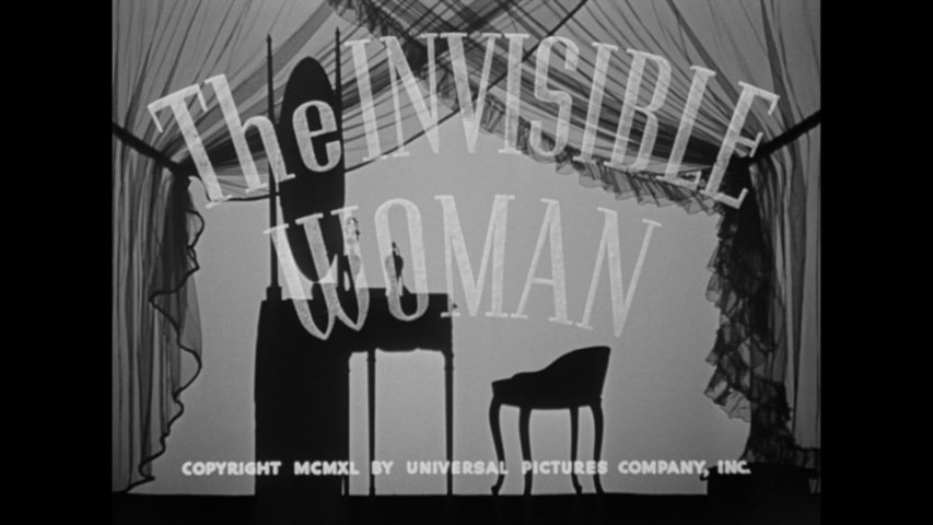 The Invisible Woman title screen