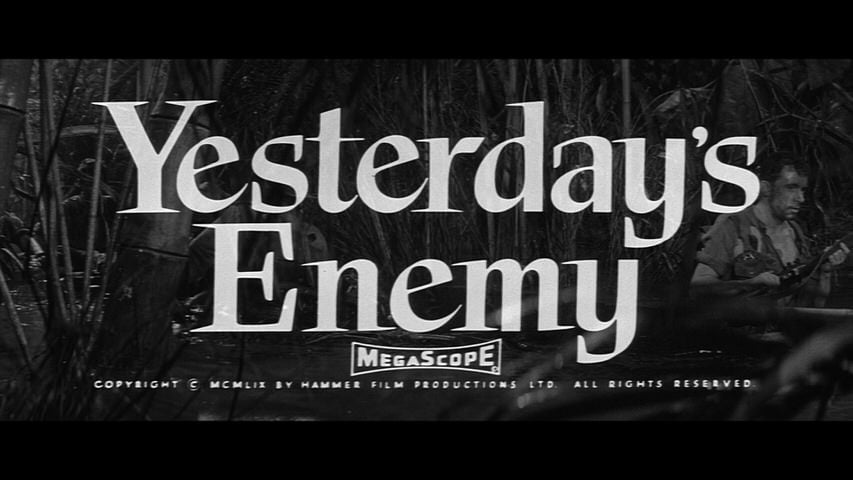 Yesterday’s Enemy title screen