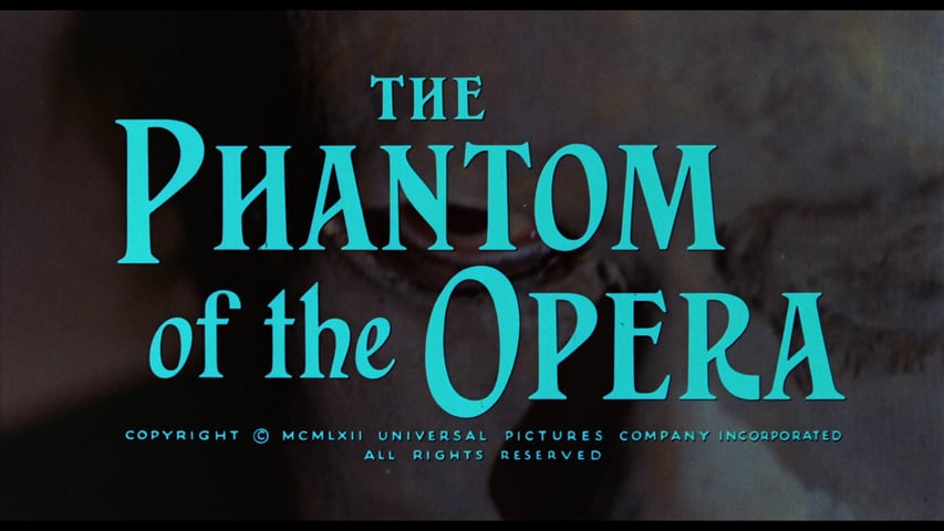 The Phantom of the Opera title screen