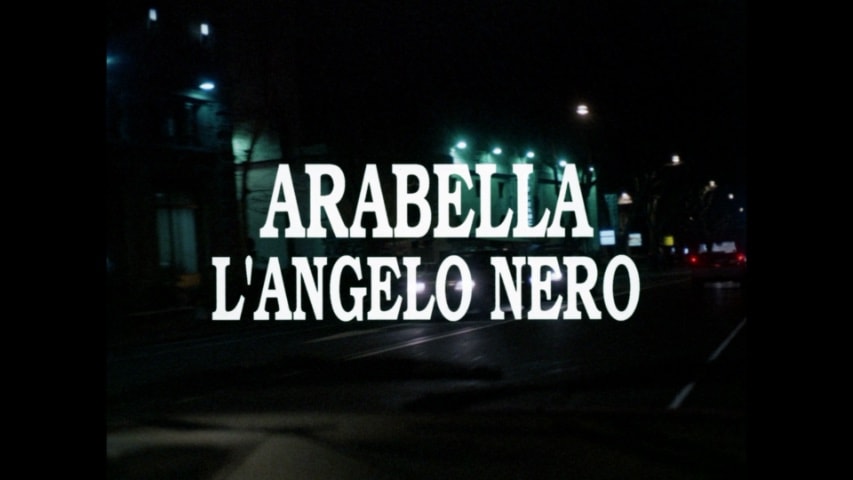 Arabella: Black Angel title screen