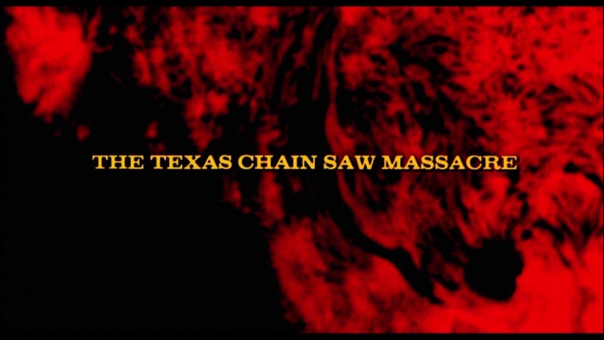 The Texas Chain Saw Massacre title screen