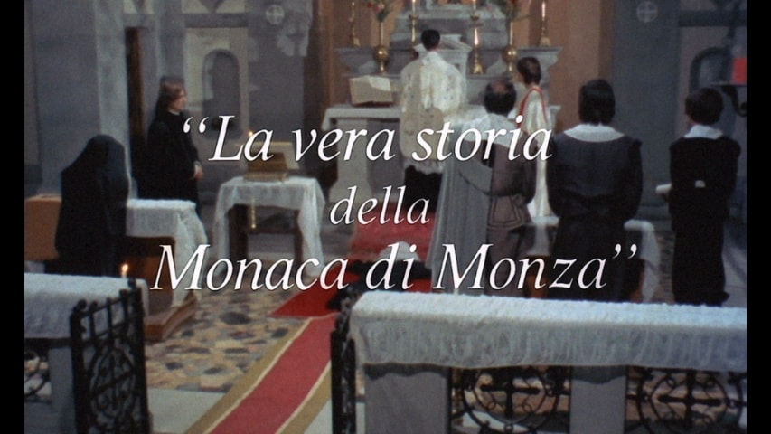 The True Story of the Nun of Monza title screen