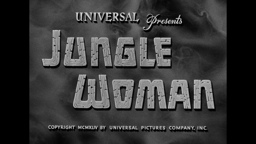 Jungle Woman title screen