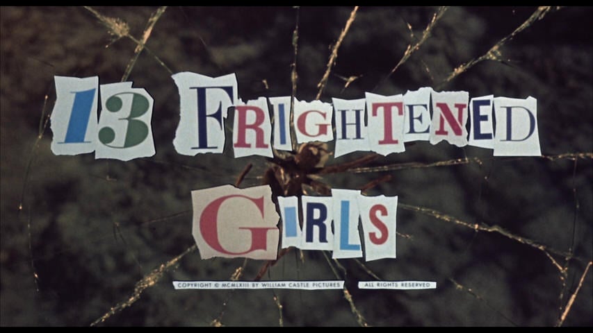 13 Frightened Girls title screen