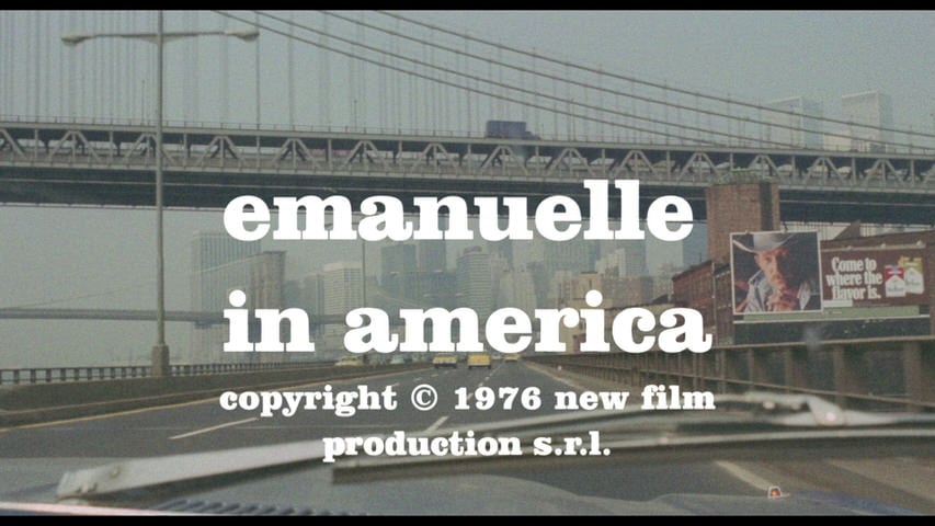 Emanuelle in America title screen