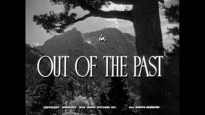 Out of the Past title screen